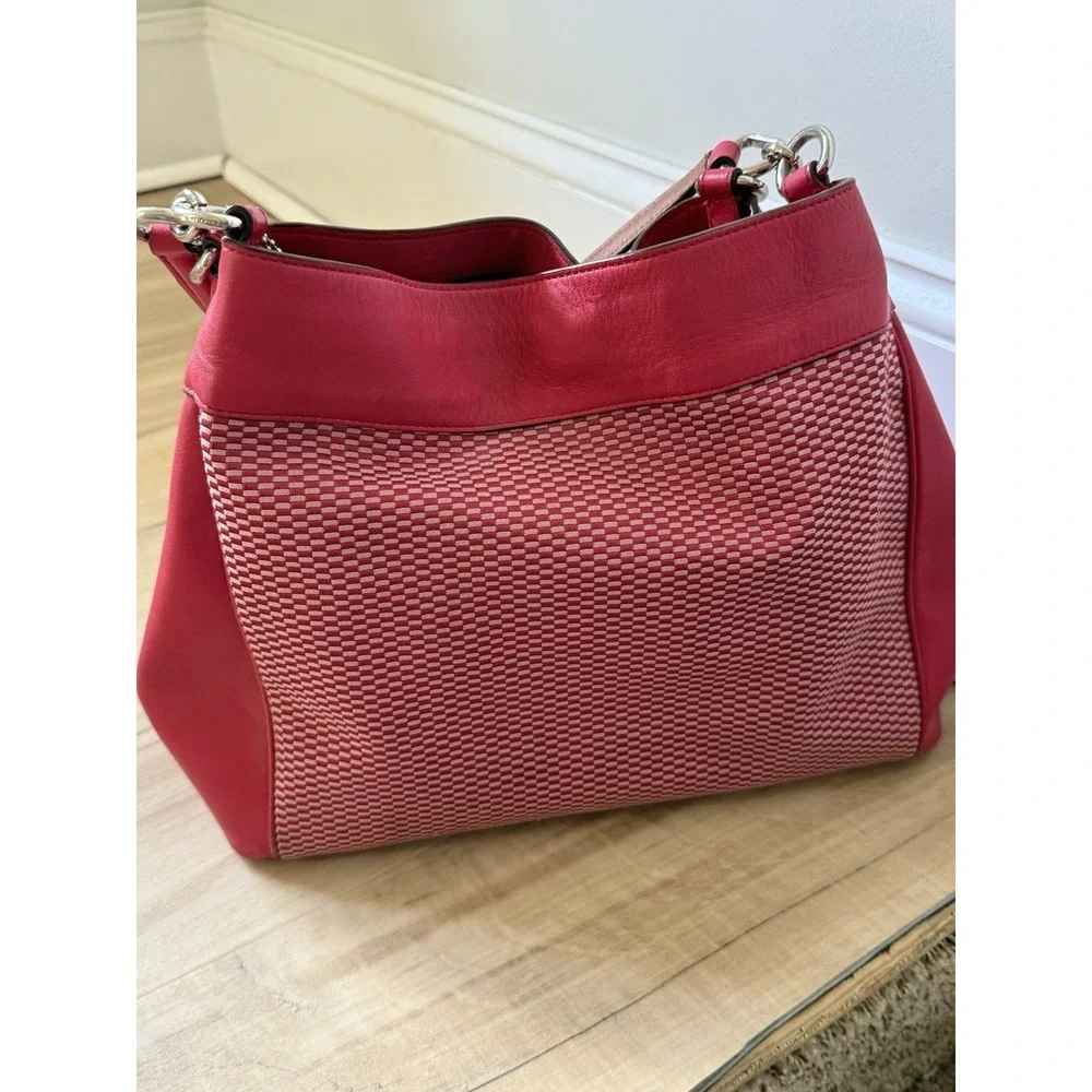 Coach Lexy Legacy Bag Magenta Pink